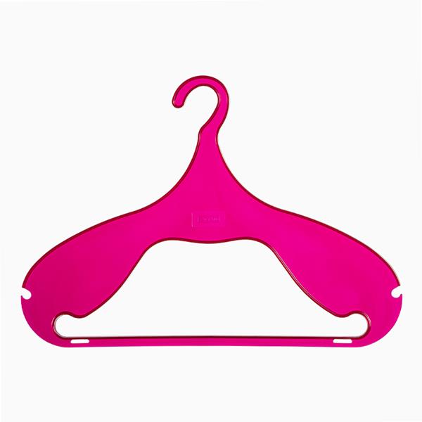 Dina Clothes hanger - transparent fuchsia